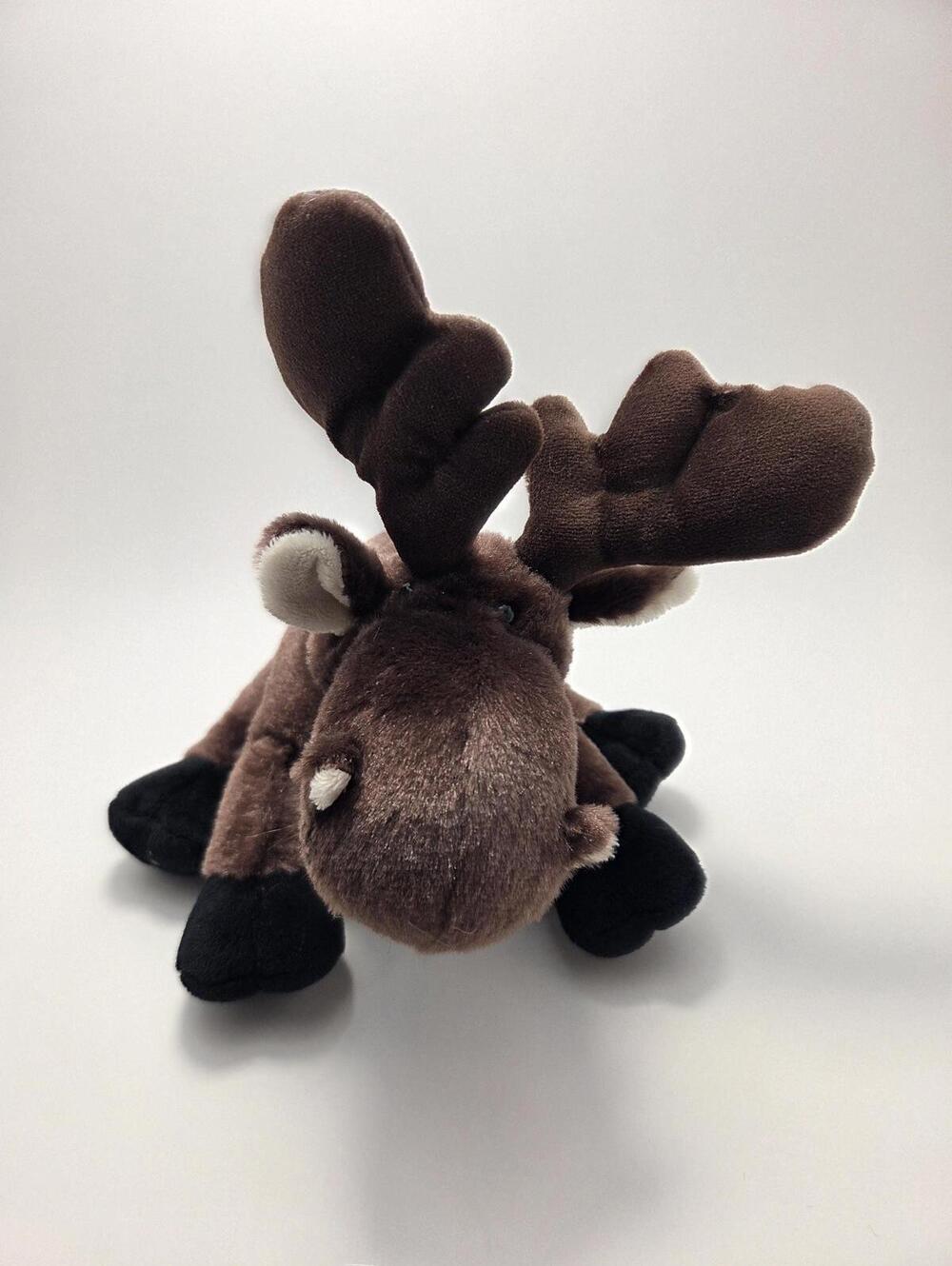 Vintage Webkinz Moose Plush No Tag/Code, Ganz Plush (9 inch)